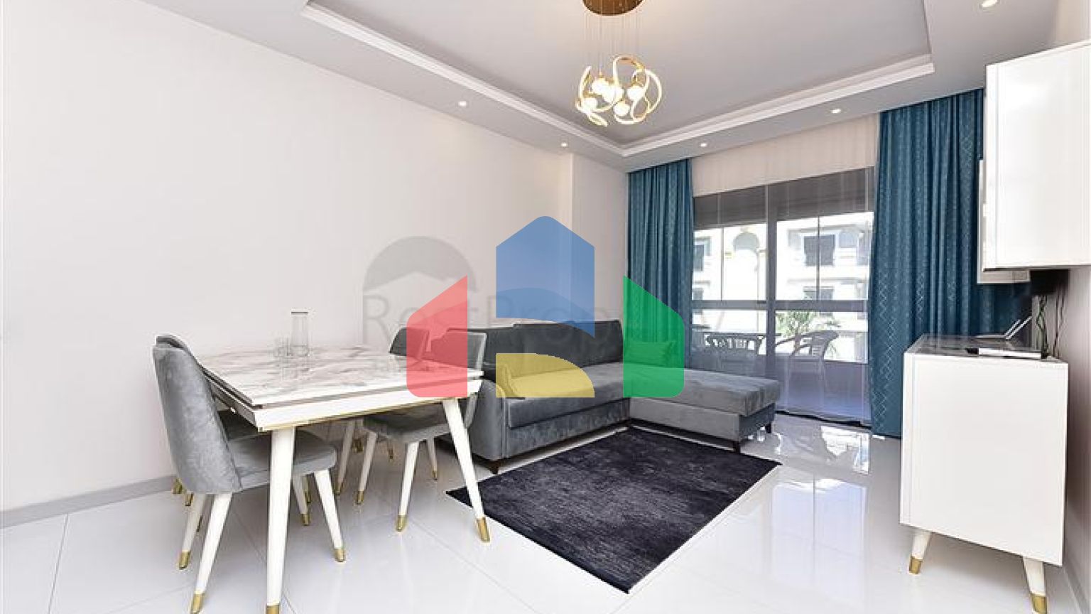 Меблированная квартира 1+1 в районе Оба