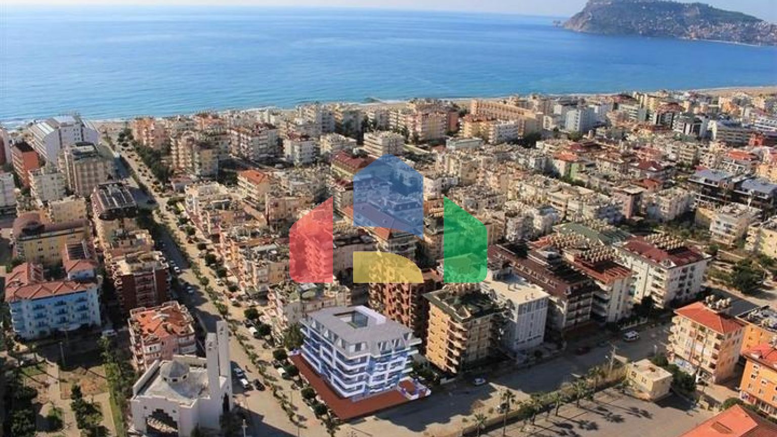 Квартира 2 + 1 в самому центрі району Оба