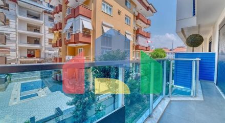 Затишна квартира 2 + 1 в районі Оба