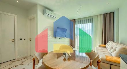 Современная квартира 1+1  в районе Оба