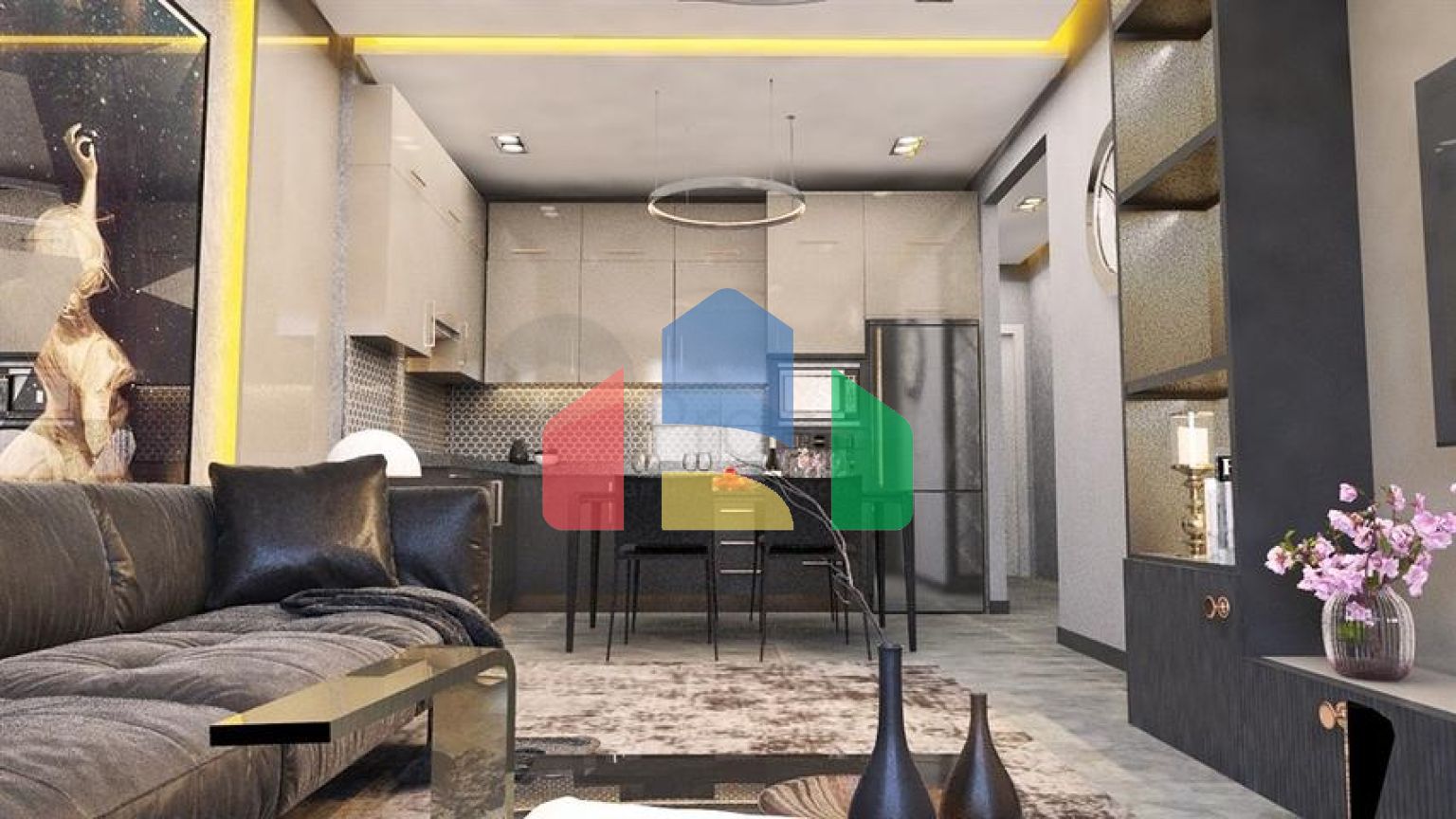 Двокімнатна квартира в новому комплексі район Оба