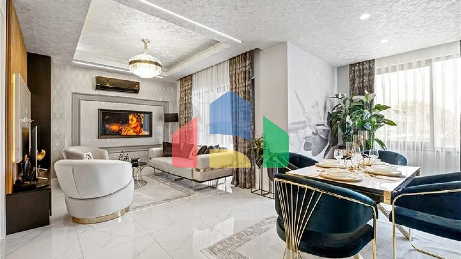 Трикімнатний пентхаус з дизайнерським ремонтом