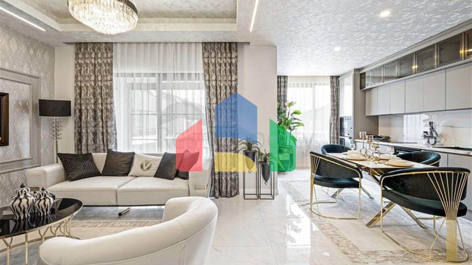 Трикімнатний пентхаус з дизайнерським ремонтом