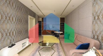 Меблированные апартаменты в 20 м от моря планировкой 1+1 в районе Оба