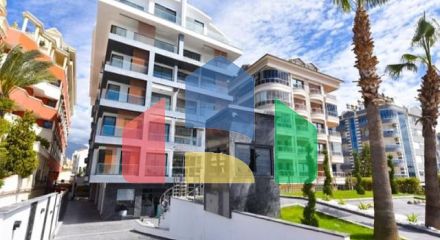 Меблированные апартаменты в 20 м от моря планировкой 1+1 в районе Оба