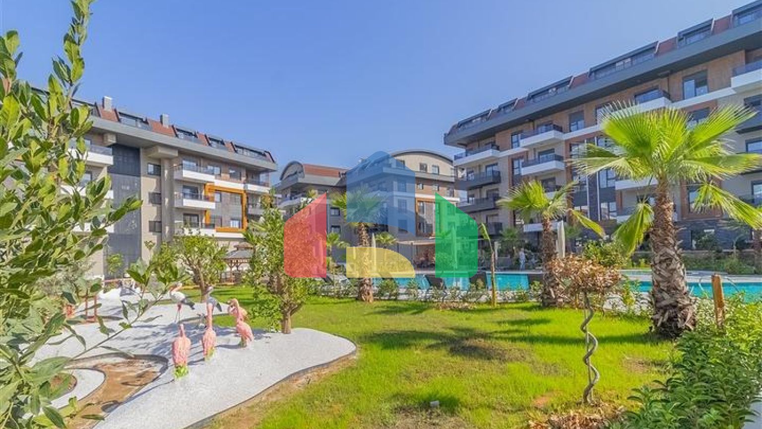 Квартира планировкой 1+1 в современном комплексе в районе Оба