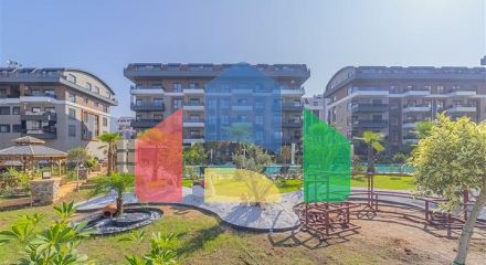 Квартира планировкой 1+1 в современном комплексе в районе Оба Квартира планировкой 1+1 в современном комплексе в районе Оба