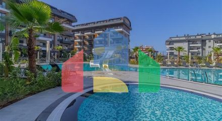 Квартира планировкой 1+1 в современном комплексе в районе Оба Квартира планировкой 1+1 в современном комплексе в районе Оба