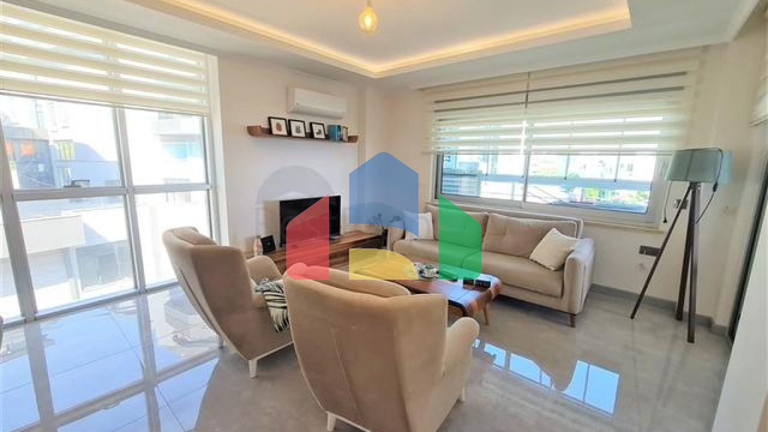 Просторная квартира 2+1 в района Оба