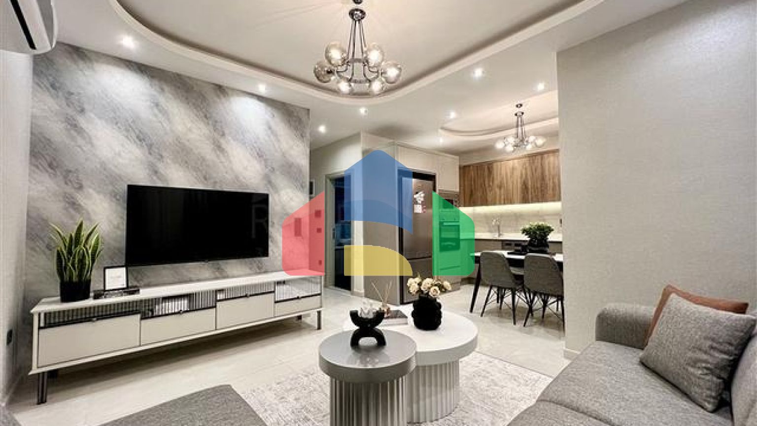 Новые квартиры 1+1 и 2+1 в современном жилом комплексе в районе Оба