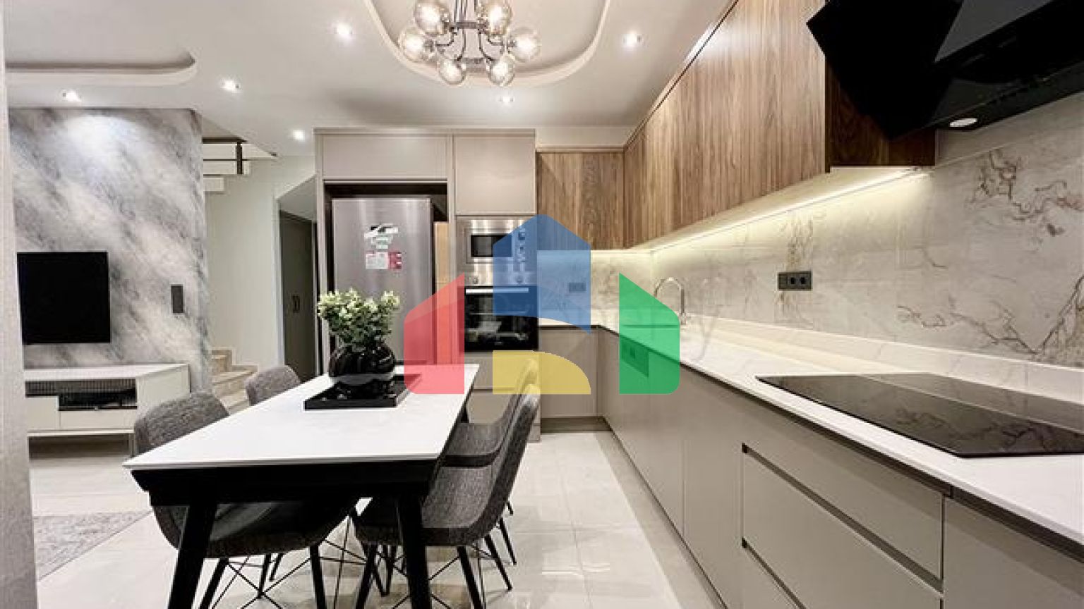 Новые квартиры 1+1 и 2+1 в современном жилом комплексе в районе Оба