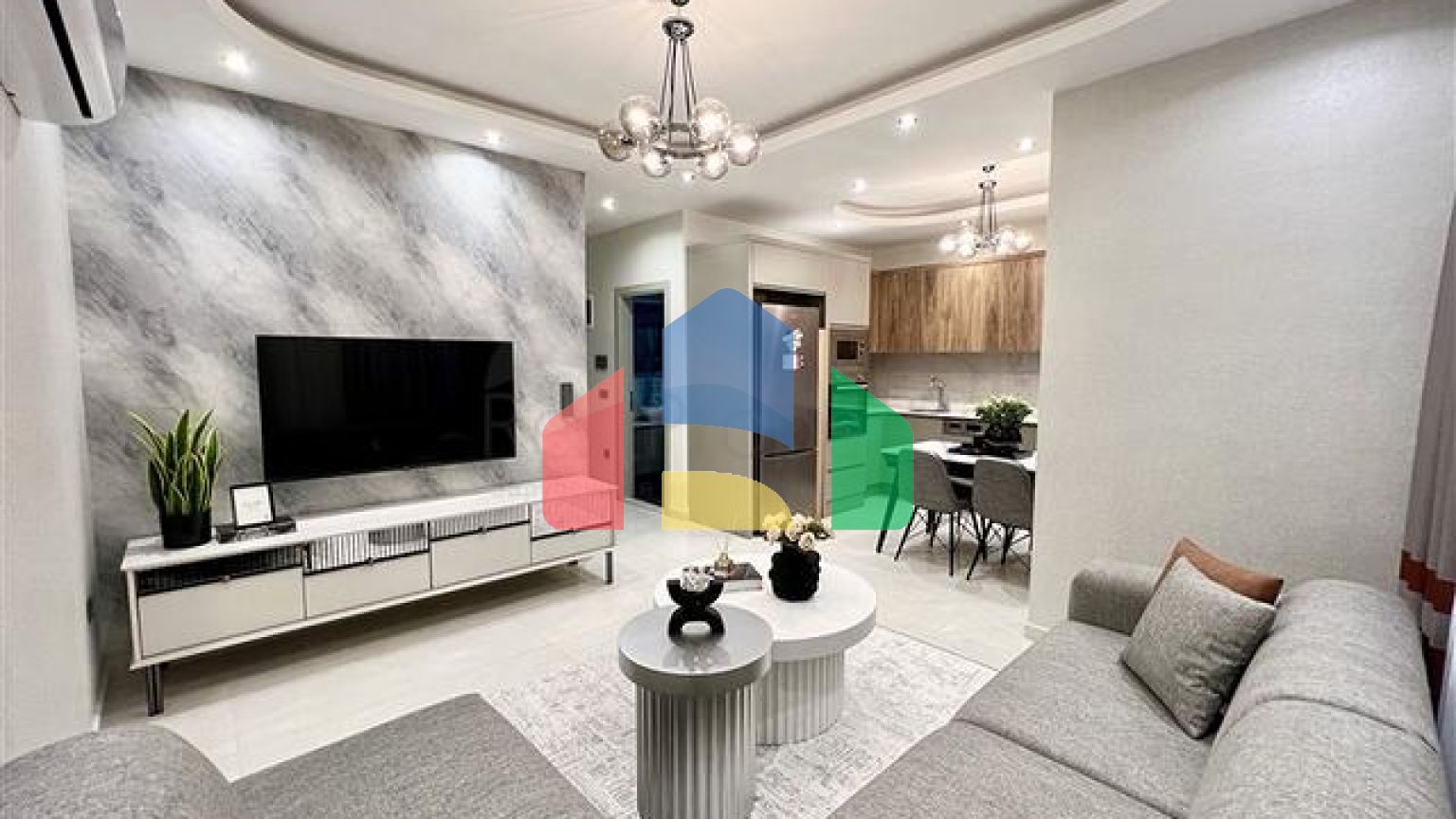 Новые квартиры 1+1 и 2+1 в современном жилом комплексе в районе Оба