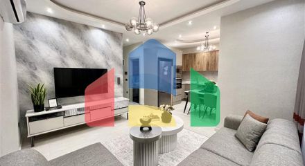 Новые квартиры 1+1 и 2+1 в современном жилом комплексе в районе Оба