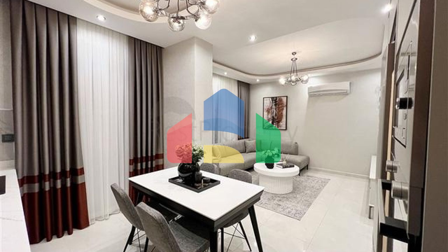 Новые квартиры 1+1 и 2+1 в современном жилом комплексе в районе Оба