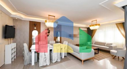 Просторная квартира у моря планировкой 2+1 в центральном районе Оба