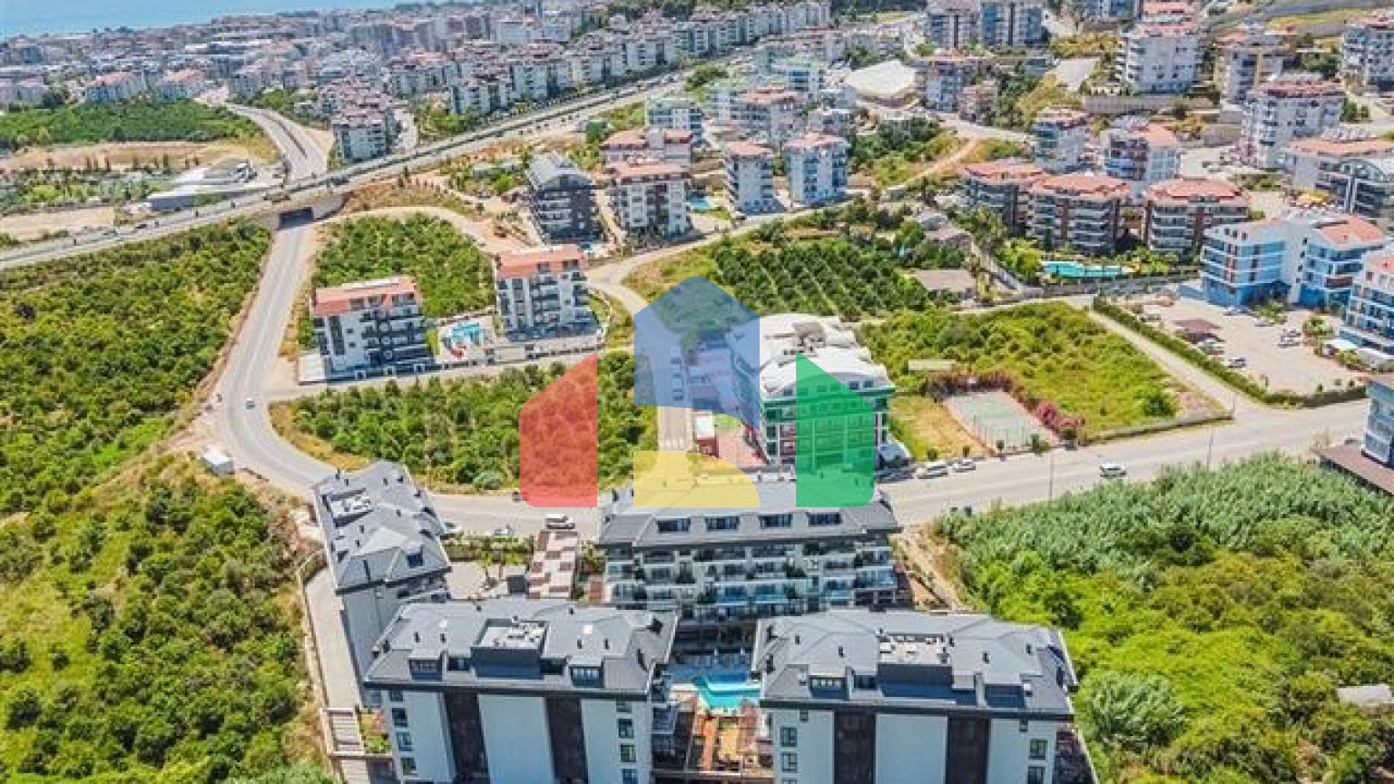 Просторная квартира 3+1 в новом комплексе с полной инфраструктурой