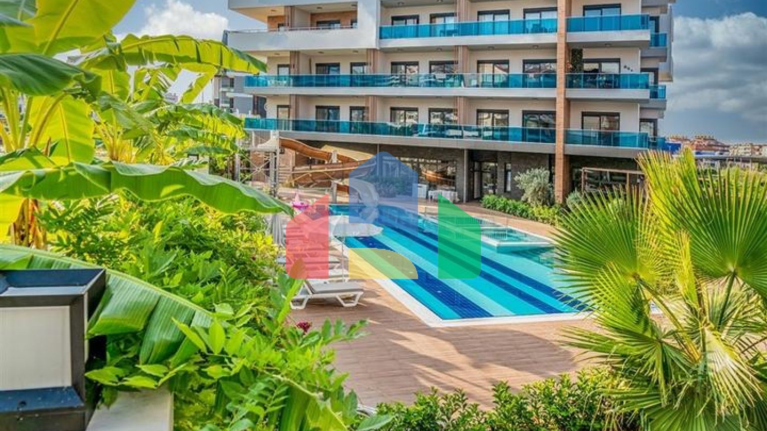 Квартира 2 + 1 в центрі району Оба