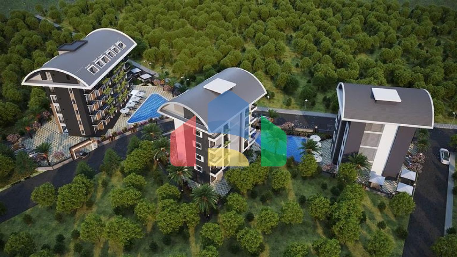 Новий житловий комплекс в районі Оба