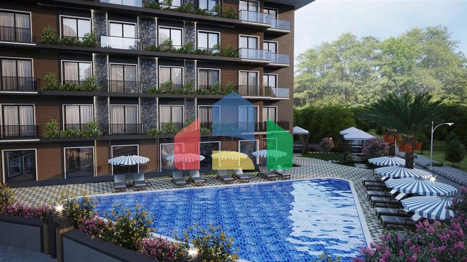 Новий житловий комплекс в районі Оба