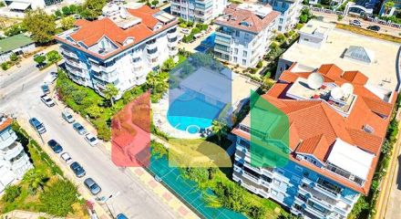 Просторная квартира с удобным местом расположения в районе Оба