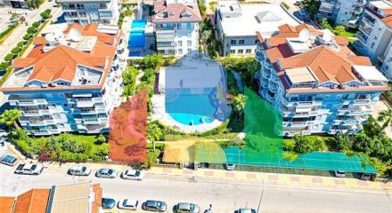 Просторная квартира с удобным местом расположения в районе Оба