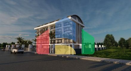 Квартира плануванням 1+1 в новому комплексі в районі Оба