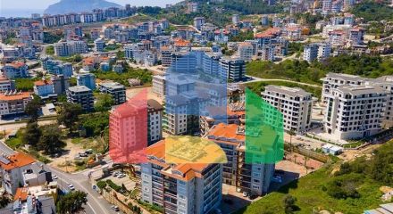 Просторный пентхаус в зелёном районе Оба