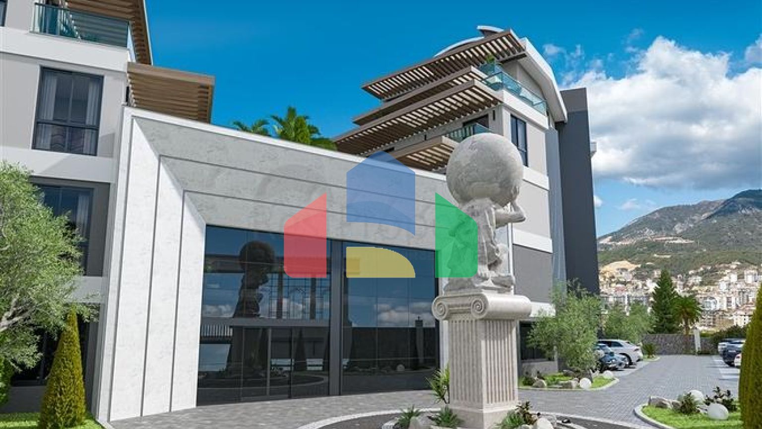 Жилой комплекс с инфраструктурой в районе Оба