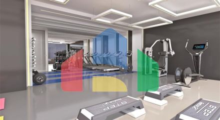 Нова квартира з однією спальнею в районі Оба