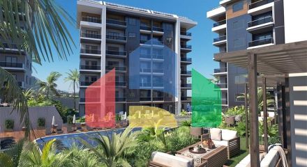 Нова квартира з однією спальнею в районі Оба