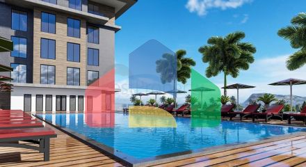 1+1 apartment in a complex on the first line