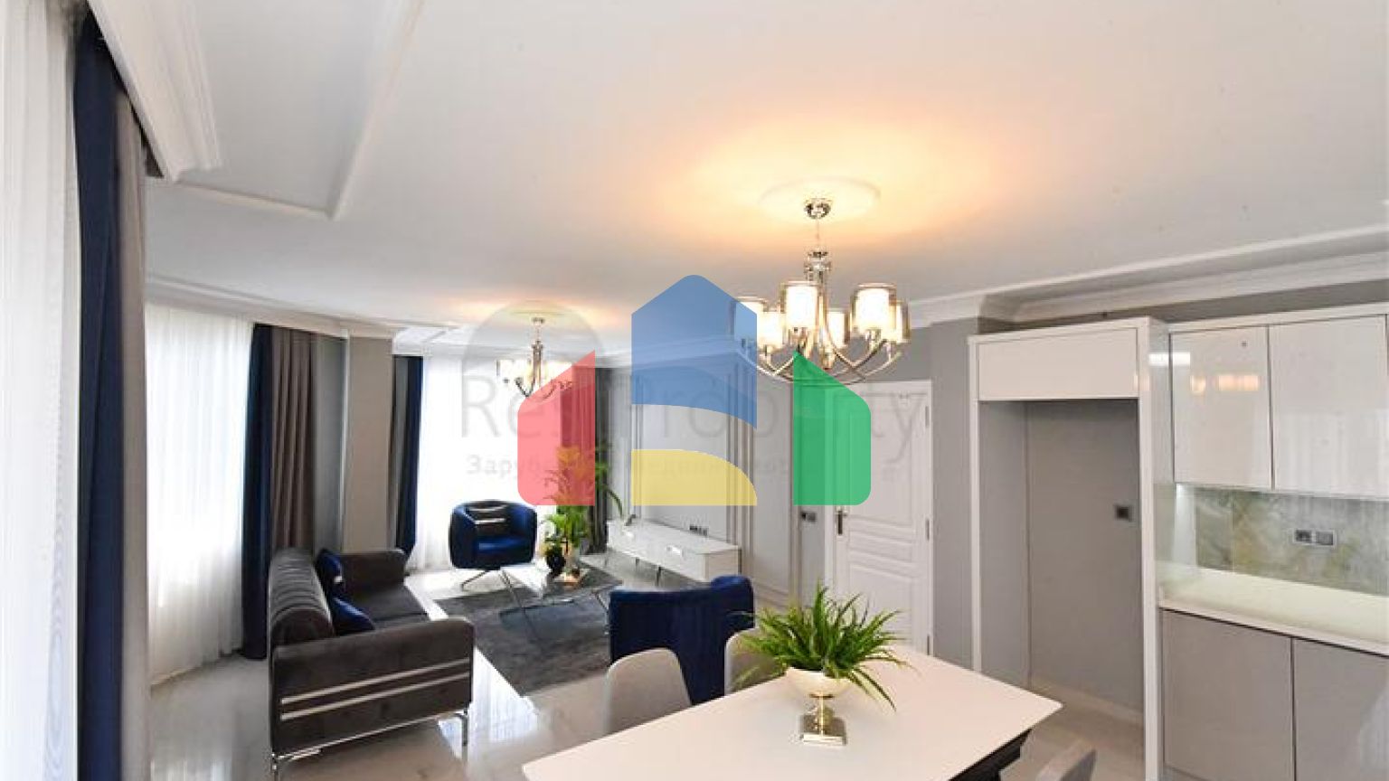 Пентхаус 3+1 всего в 300 метрах от Средиземного моря в районе Оба