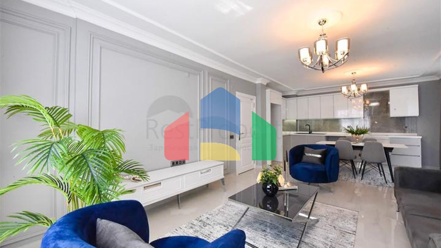 Пентхаус 3+1 всего в 300 метрах от Средиземного моря в районе Оба