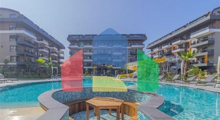 New complex 1500 meters from the sea in Oba area