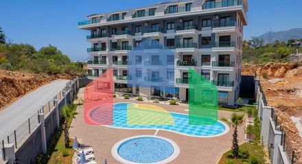 2+1 penthouse in a new complex in the Oba area of Alanya