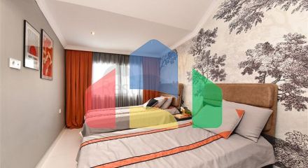 Меблированный пентхаус в европейском районе Оба