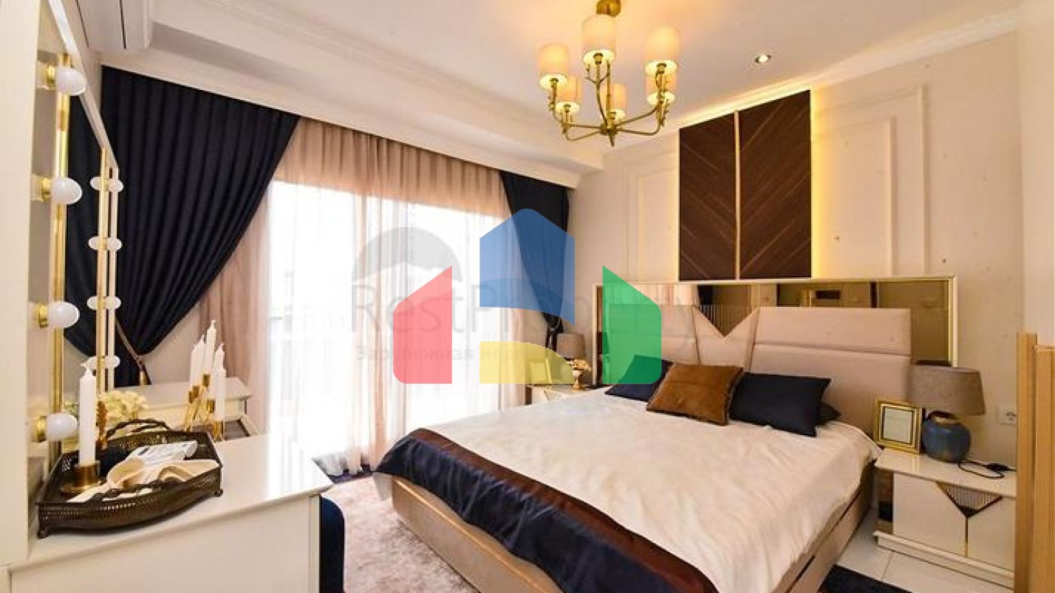 Меблированный пентхаус в европейском районе Оба