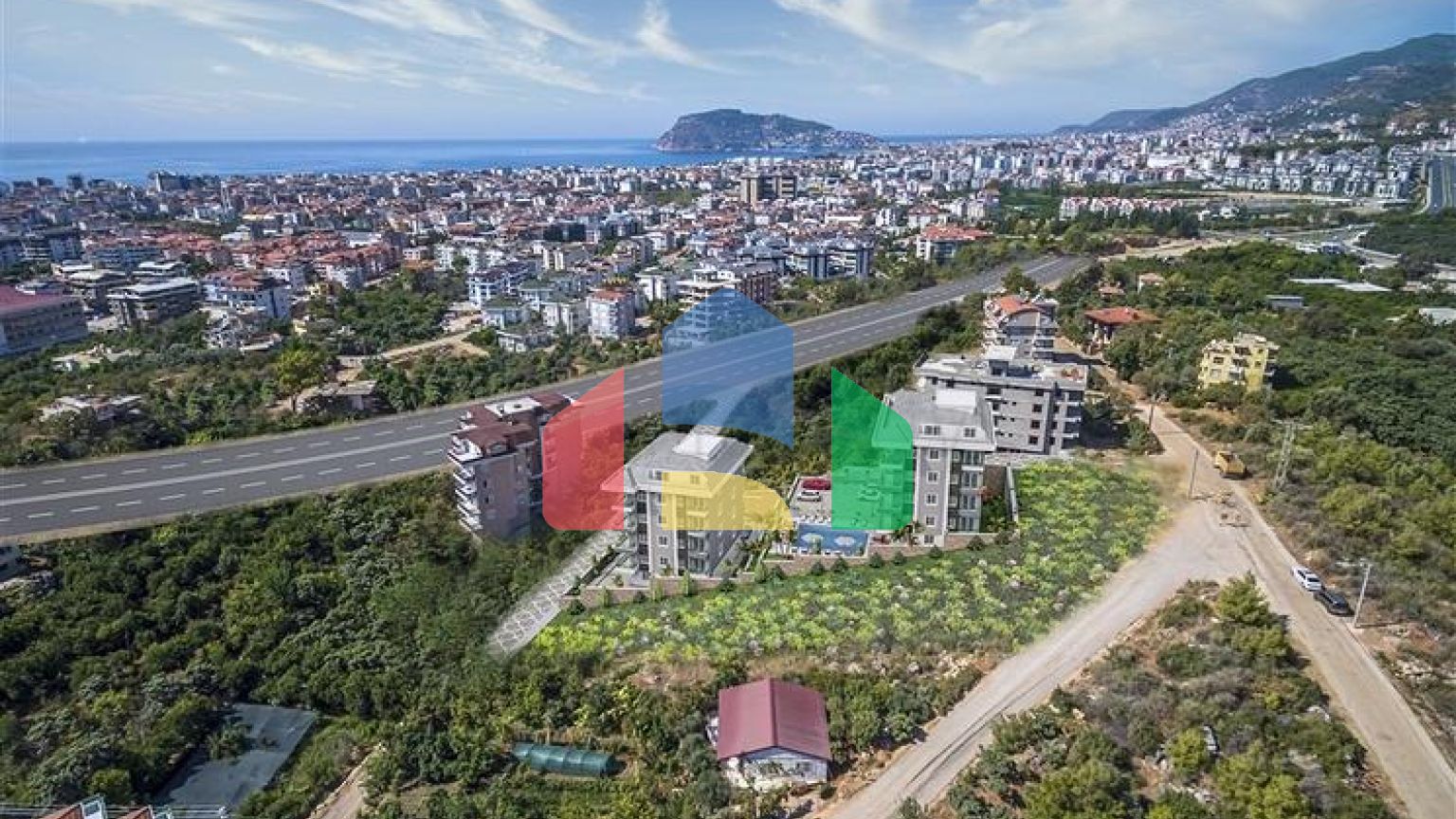 Просторный пентхаус 3+1 в районе Оба