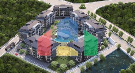 1+1 apartment in Oba district