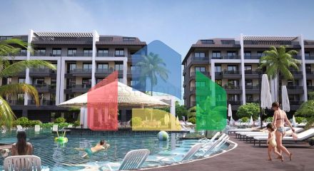 Квартира плануванням 1 + 1 в районі Оба