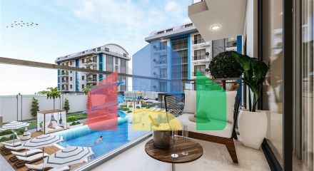 Апартаменти в новому комплексі району Оба