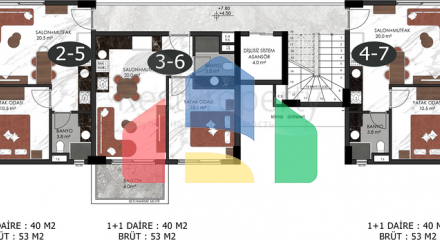 Clubhouse in a developed area of Oba
