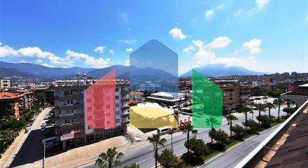 Пентхаус 5+1 в районе Оба в 600 м от моря