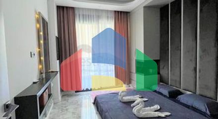 Двухэтажный садовый дуплекс 2+1 в районе Оба