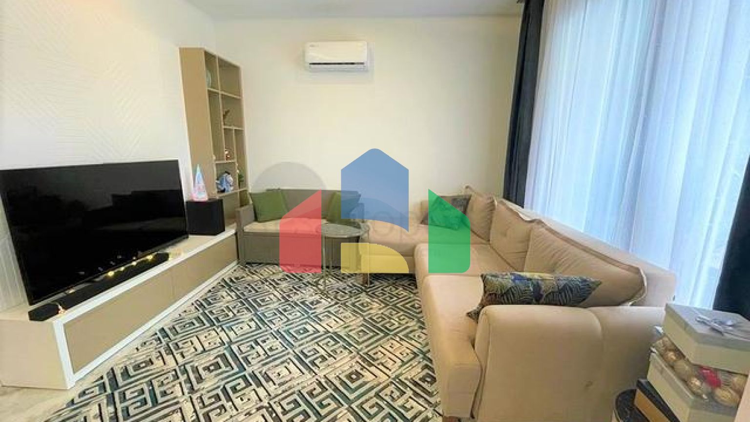 Двухэтажный садовый дуплекс 2+1 в районе Оба