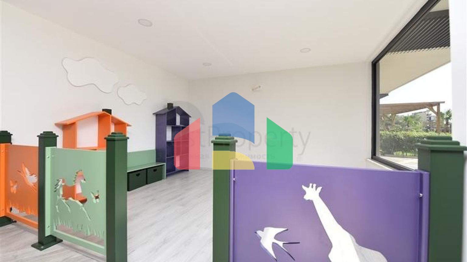 Двухэтажный садовый дуплекс 2+1 в районе Оба