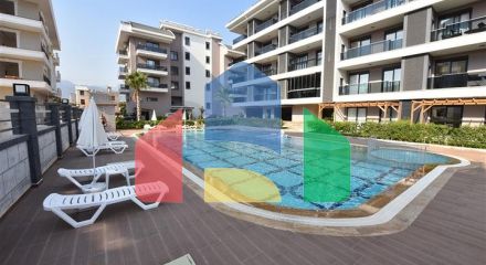 Двухэтажный садовый дуплекс 2+1 в районе Оба