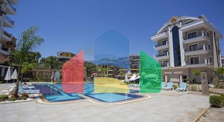 Квартира 2 + 1 від власника з меблями в престижному комплексі району Оба