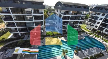 Квартиры в новом комплексе района Оба Квартиры в новом комплексе района Оба