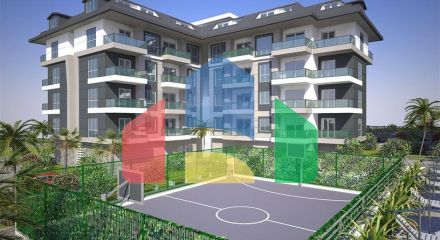 Новый проект в районе Оба Новый проект в районе Оба